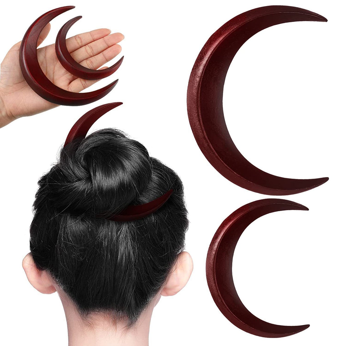 Moon Hairpin Crescent-shaped Hairpin Barrettes