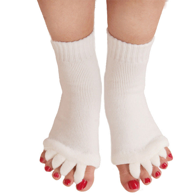 Massage Five-Toed Socks For Men And Women Five-Toed Open-Toe Yoga Socks