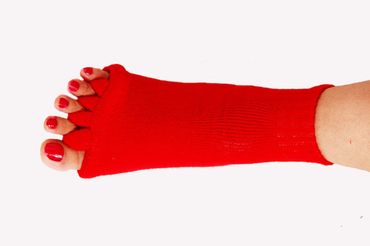 Massage Five-Toed Socks For Men And Women Five-Toed Open-Toe Yoga Socks