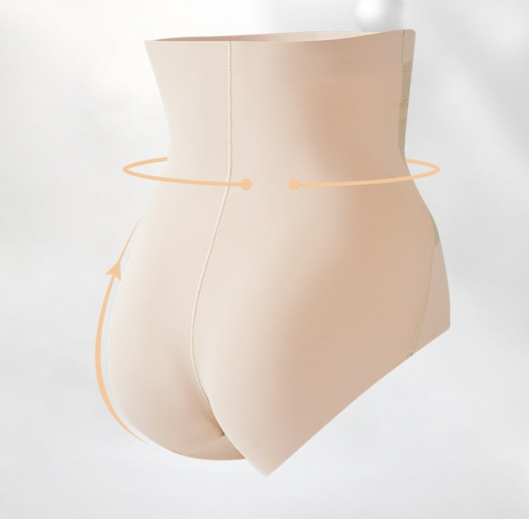 HIGH-WAISTED BONED TUMMY CONTROL SHAPER THONG