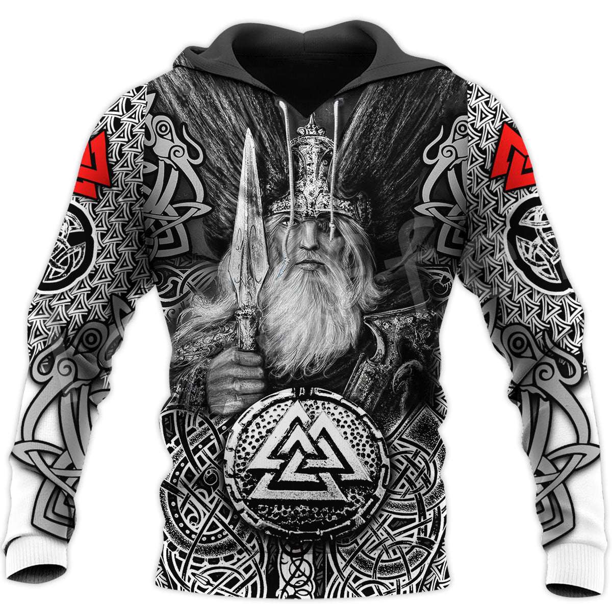 Anime Print Casual Zipper Sports Hoodie Men