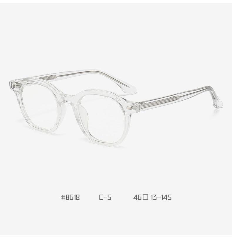 Retro Niche Texture Board Eyeglass Frame