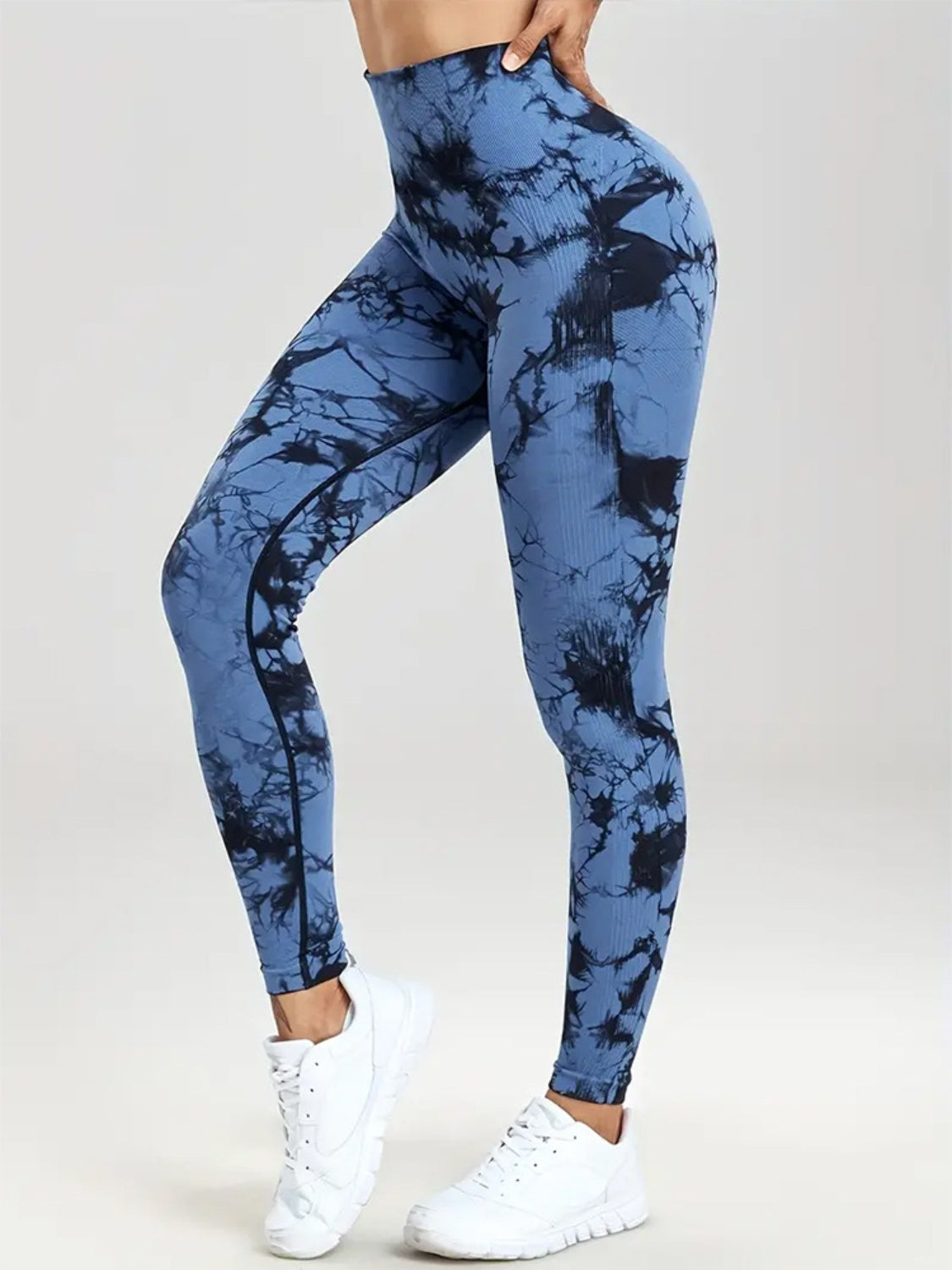 Printed High Waist Active Pants