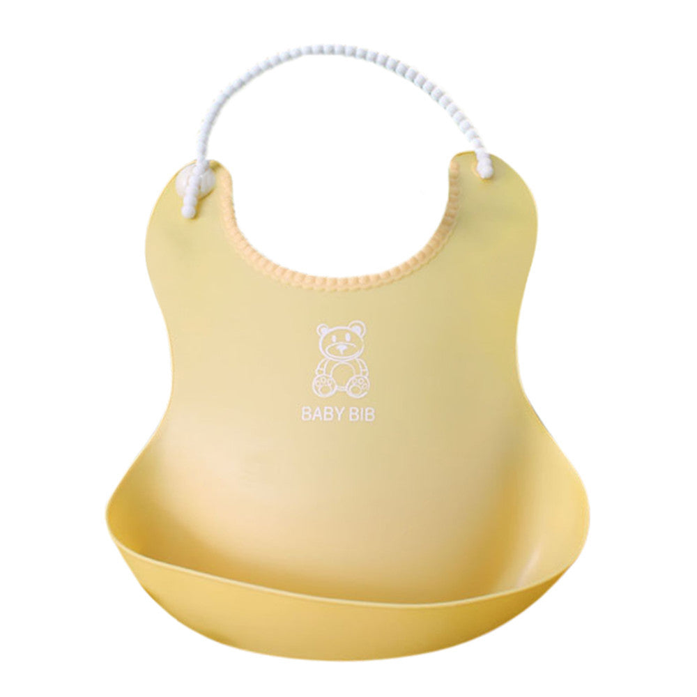 Kid Infant Bibs Baby Soft Silicone Bib