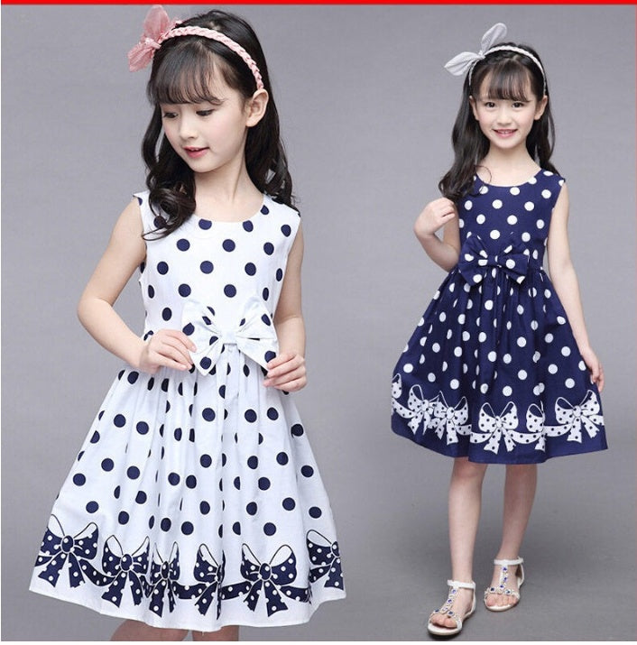 Polka Dot Bow Dress