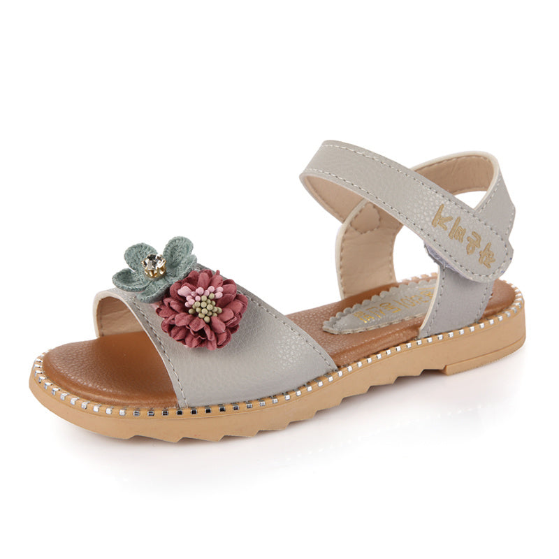 Children's Flat Sandals Buckle Princess Shoes