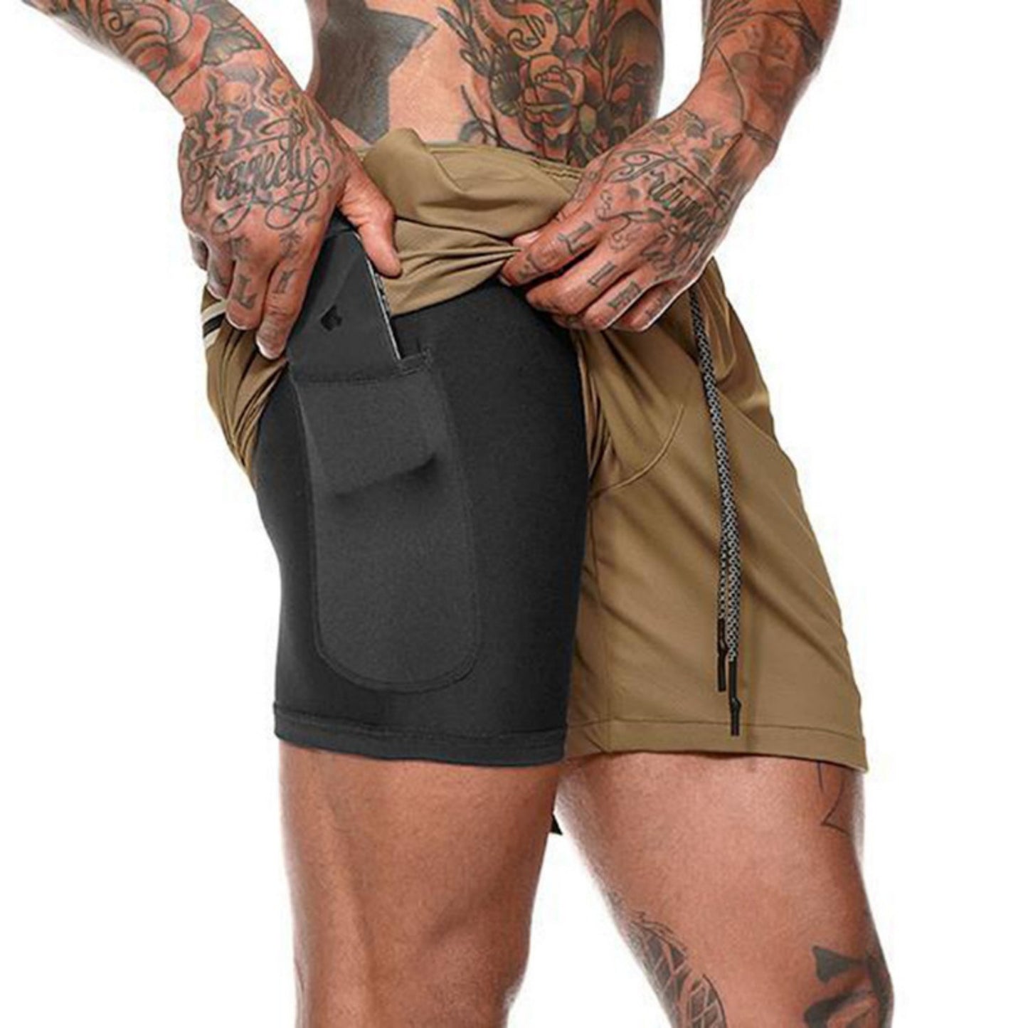 Running Straight Leg Light Board Shorts