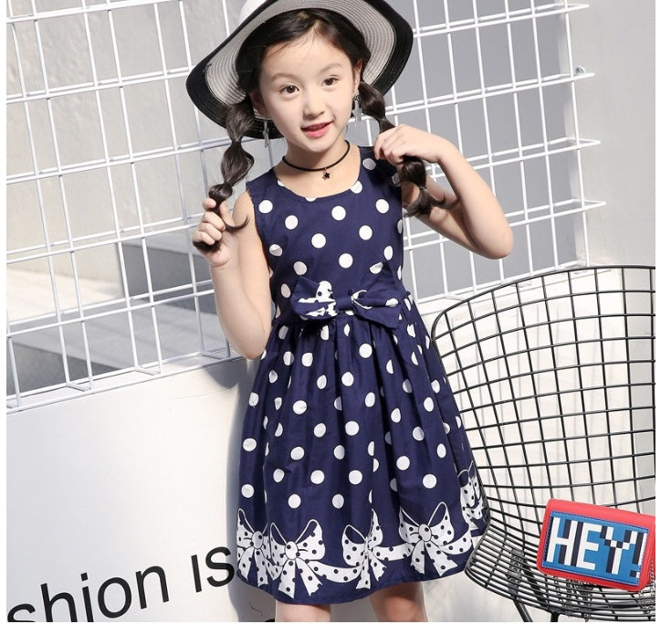 Polka Dot Bow Dress