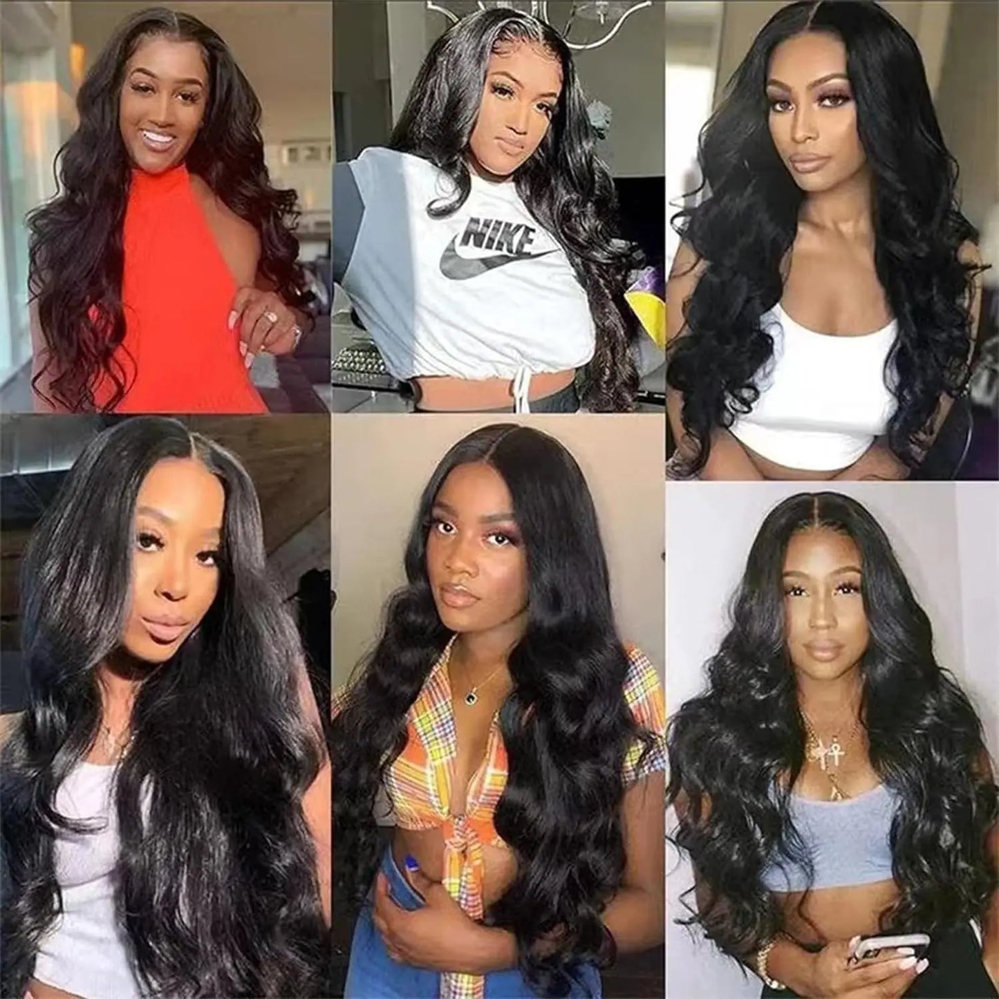 (180% D) 40 Inch Lace 13x6 Human Hair Body Wave Lace 
Glueless Human Hair Wigs