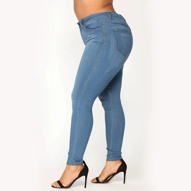 Large-Size Stretch Denim