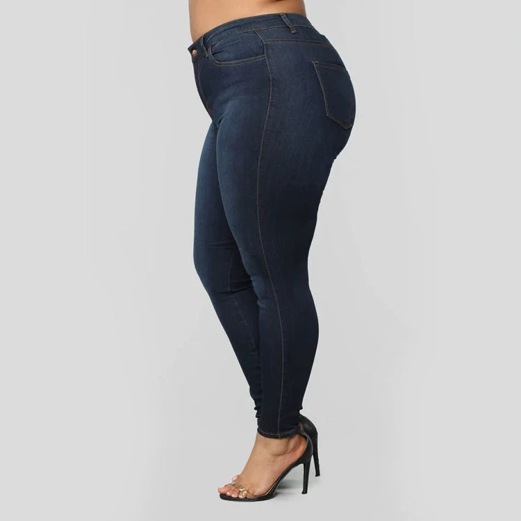 Large-Size Stretch Denim