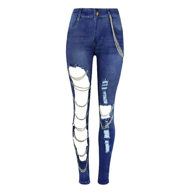 Big Shredded Stretch Denim