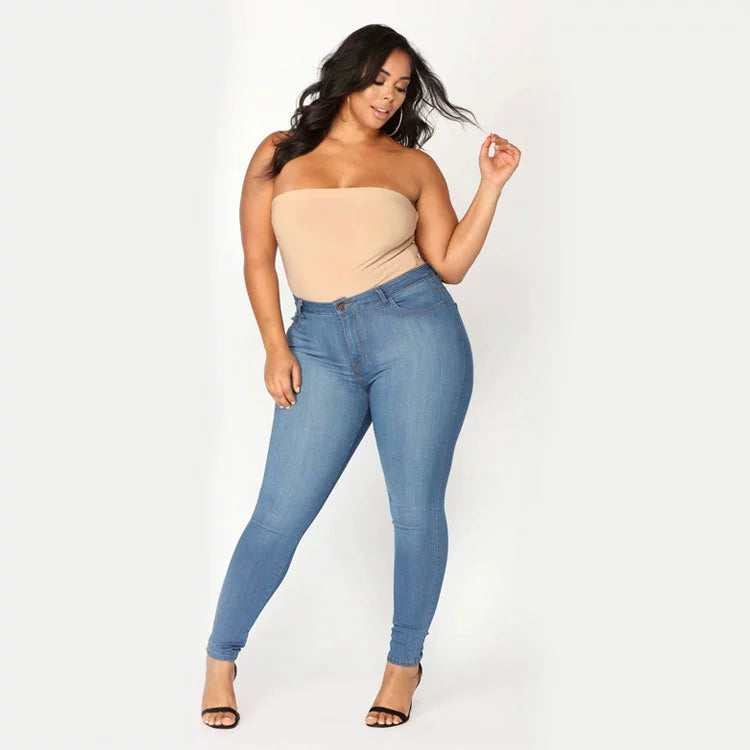 Large-Size Stretch Denim