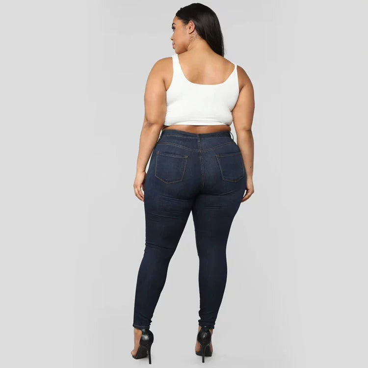 Large-Size Stretch Denim