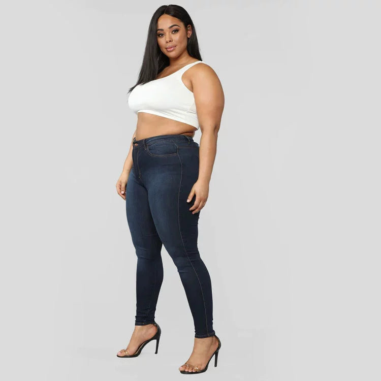 Large-Size Stretch Denim