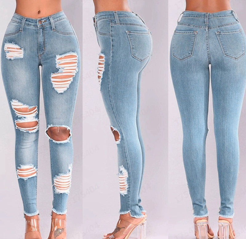 Minimalist Ripped Denim