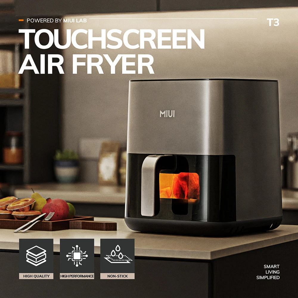 Electric Hot Air fryer with Touch Control  & Visible Window