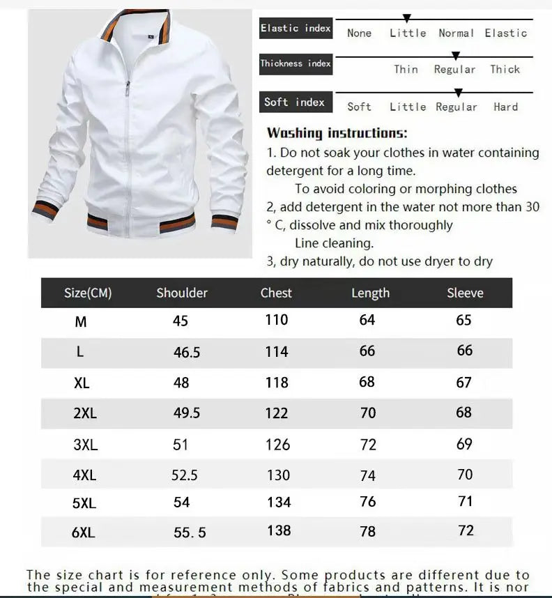 Fashion Men's Windbreak Bomber Jacket