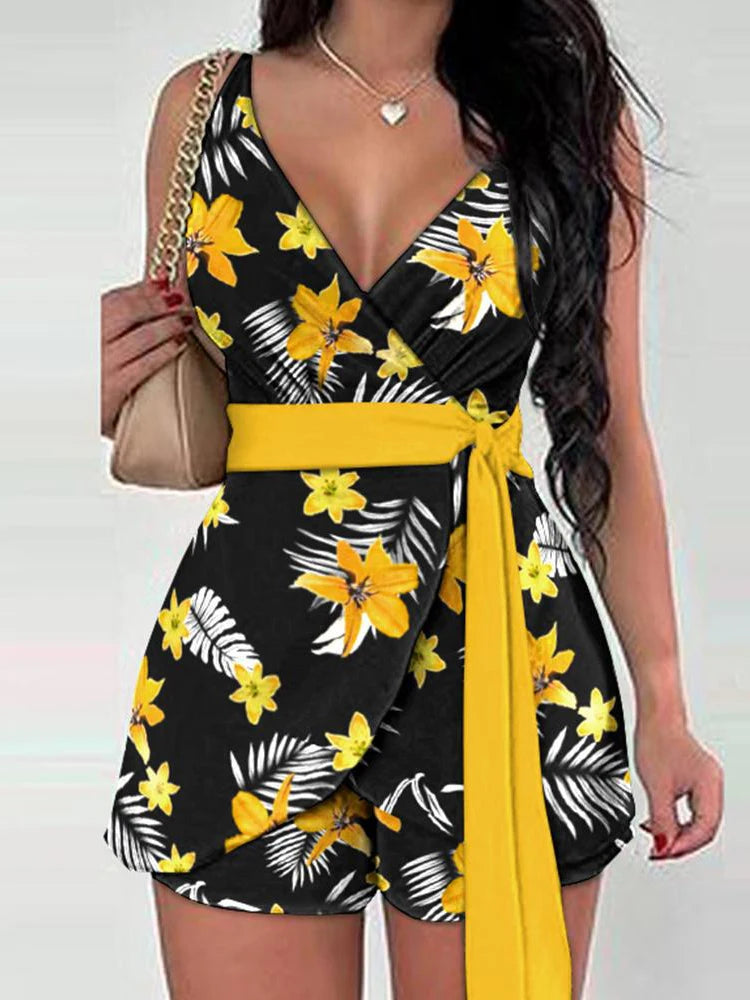 2024 Spring/Summer Fashion Floral2-Piece Set