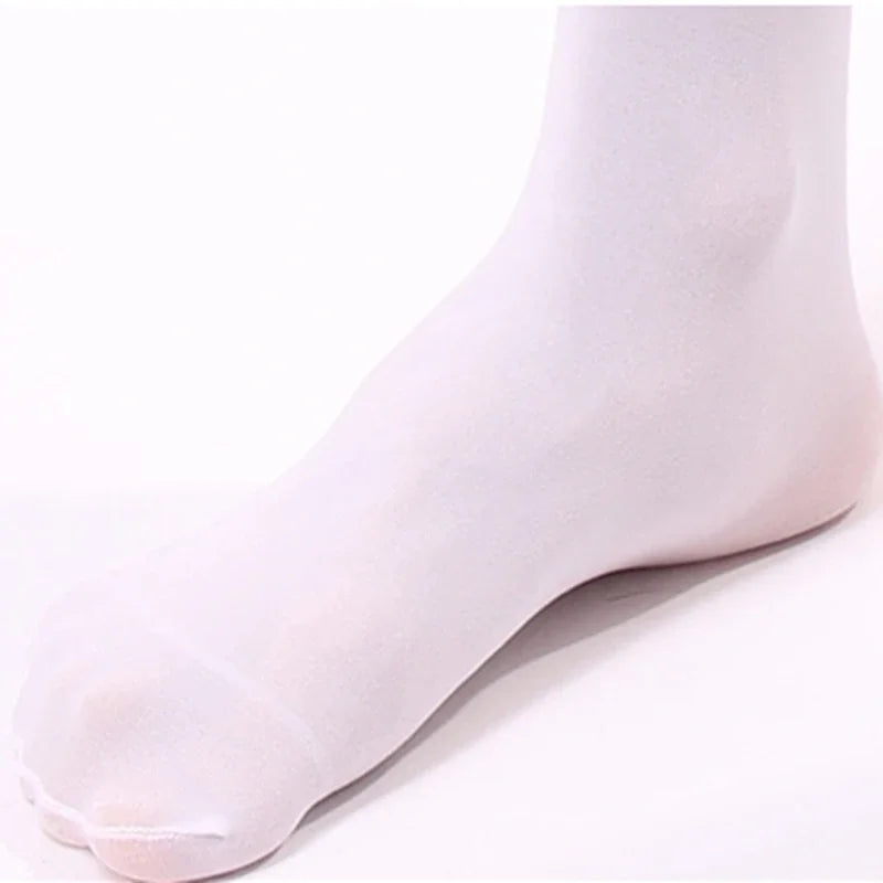 1 Pair New Mens Socks High Elastic Sports  
Breathable Striped Silk Stockings