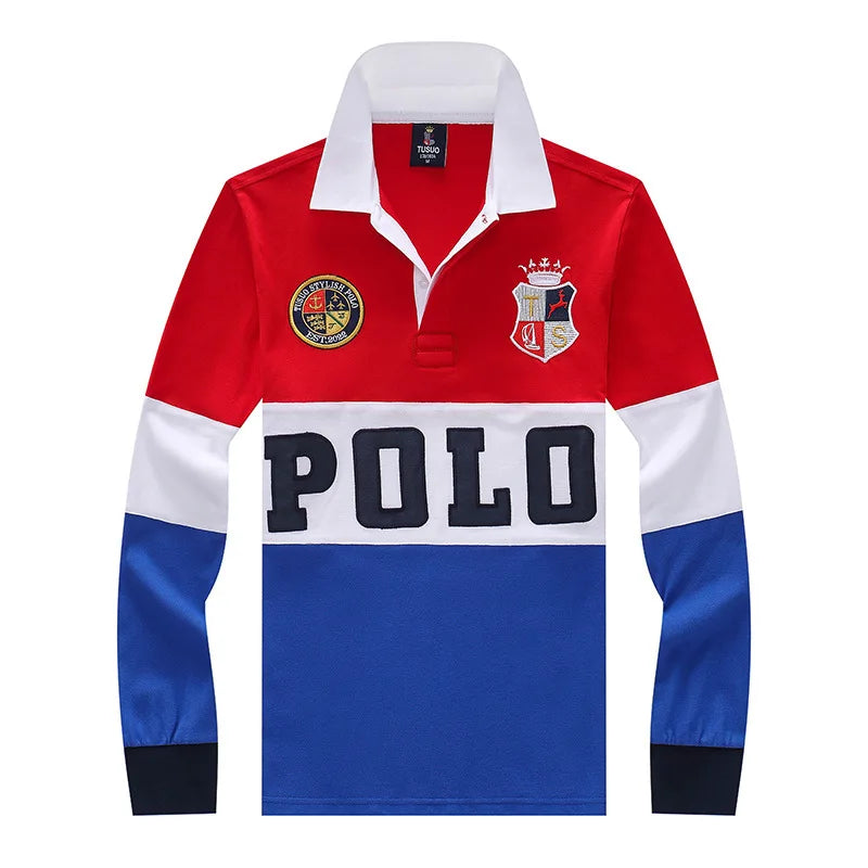 Men's Polo Shirt Royal Sports Embroidery