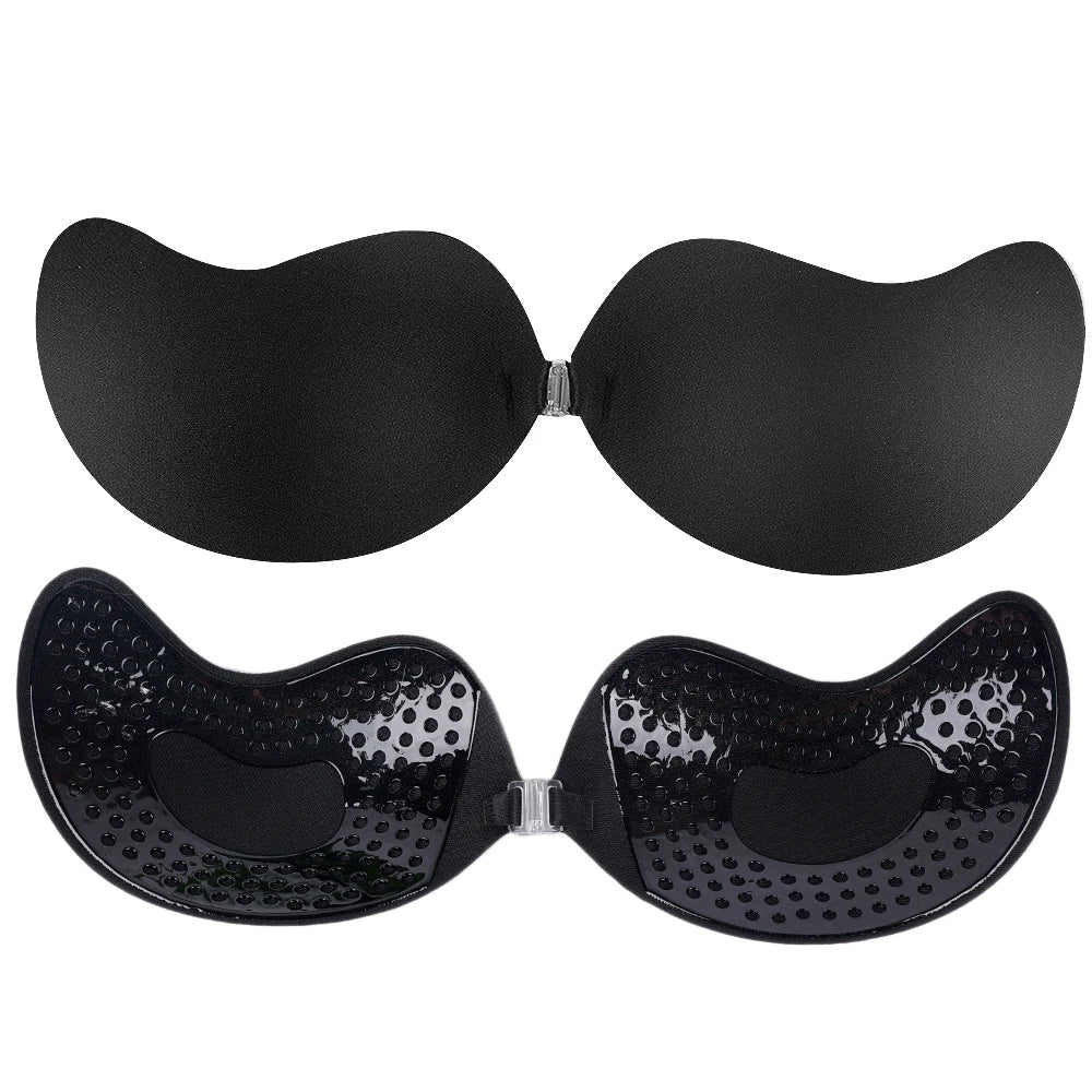 Invisible Strapless Adhesive Stick Bra 
Strapless Push Up Bras Silicone Nipple Covers