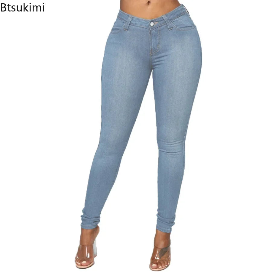 Elastic Women Skinny Denim Jeans