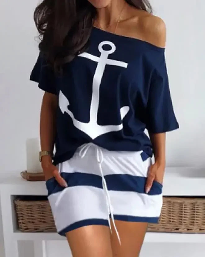 Boat Anchor Print 2-piece Set