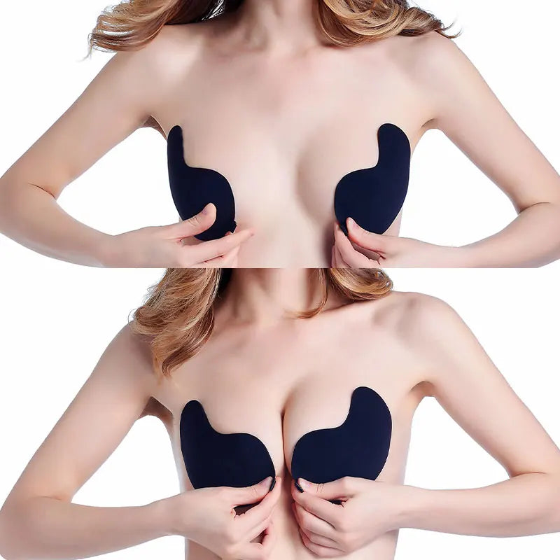 Seamless Front Closure Self-Adhesive Bralette