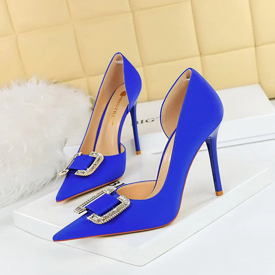 Open Toe Velvet Fashion Shoes