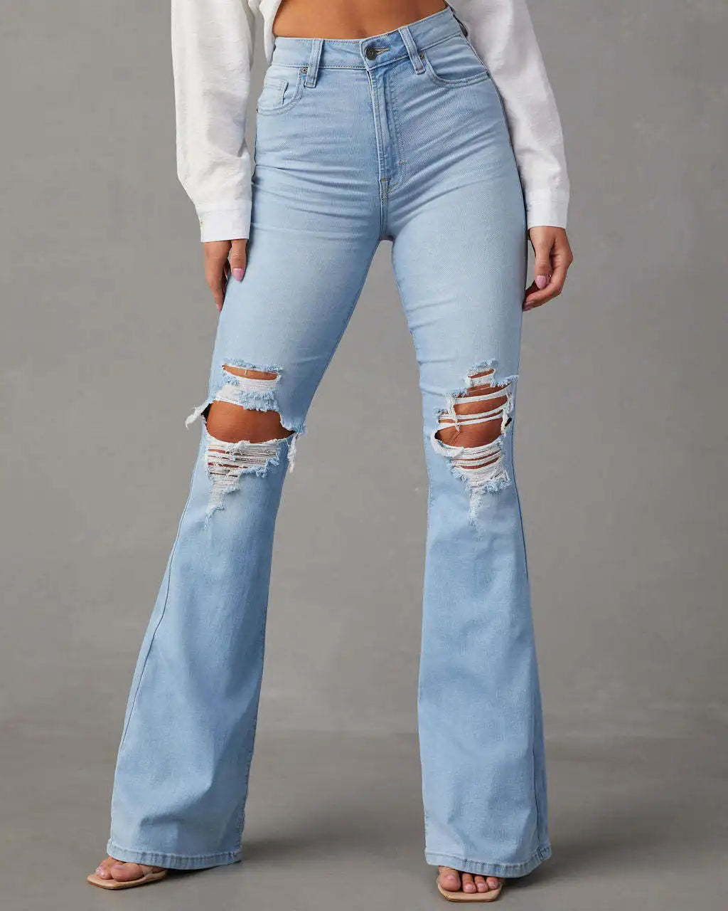 High Waist Flare Denim Jeans