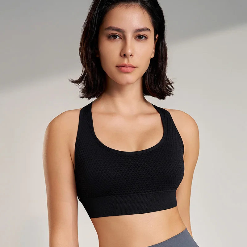 Women Shockproof Breathable Sport bra