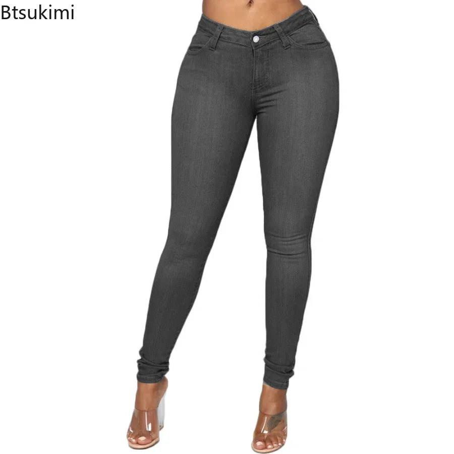 Elastic Women Skinny Denim Jeans