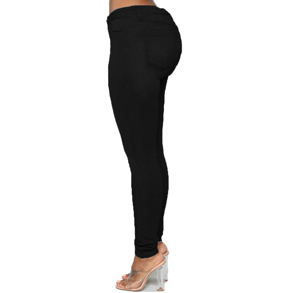 Elastic Women Skinny Denim Jeans