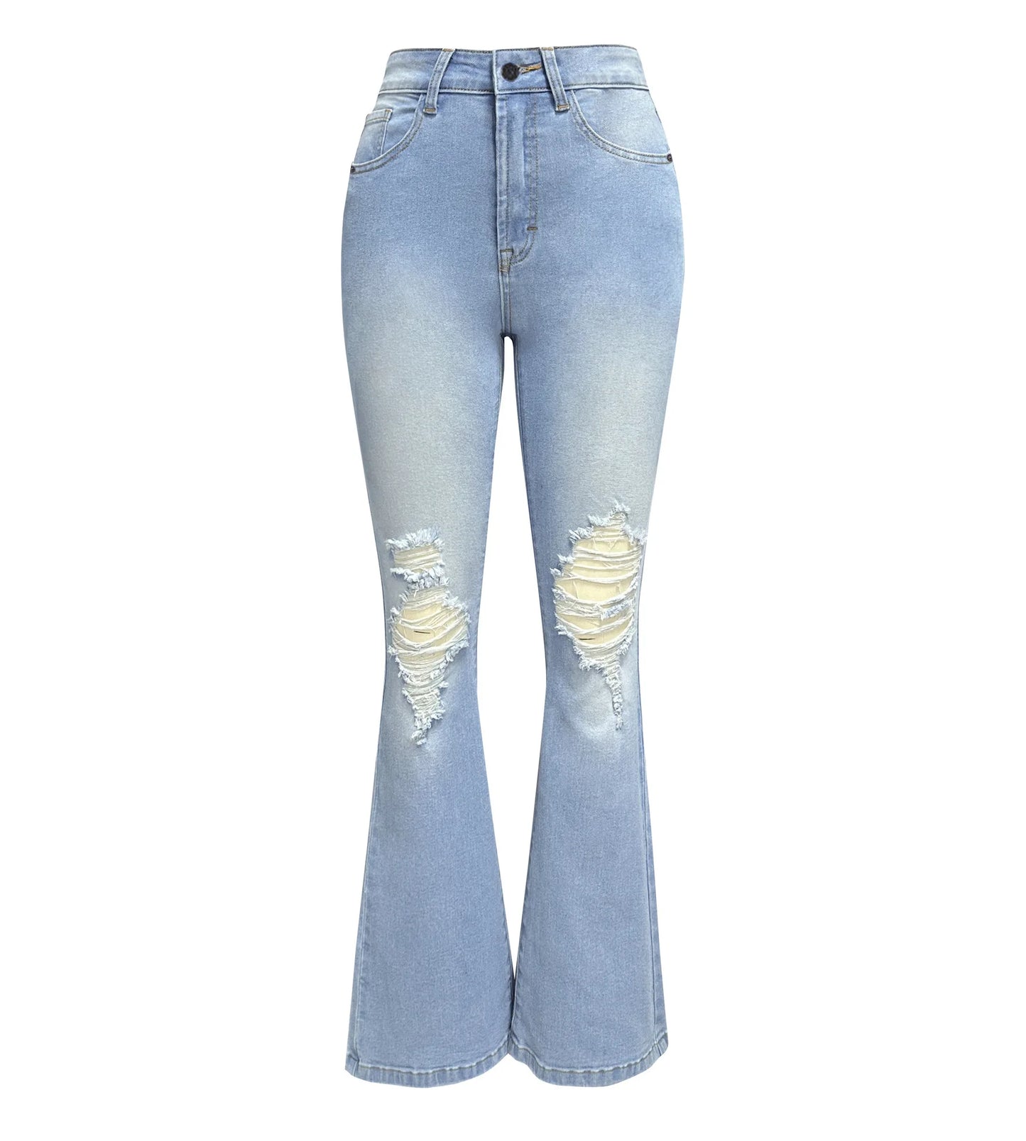 High Waist Flare Denim Jeans