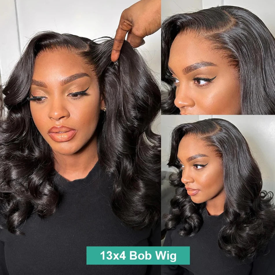 13x4 Body Wave Brazilian Lace/Human Hair 
4x4 Bob HD Lace Closure