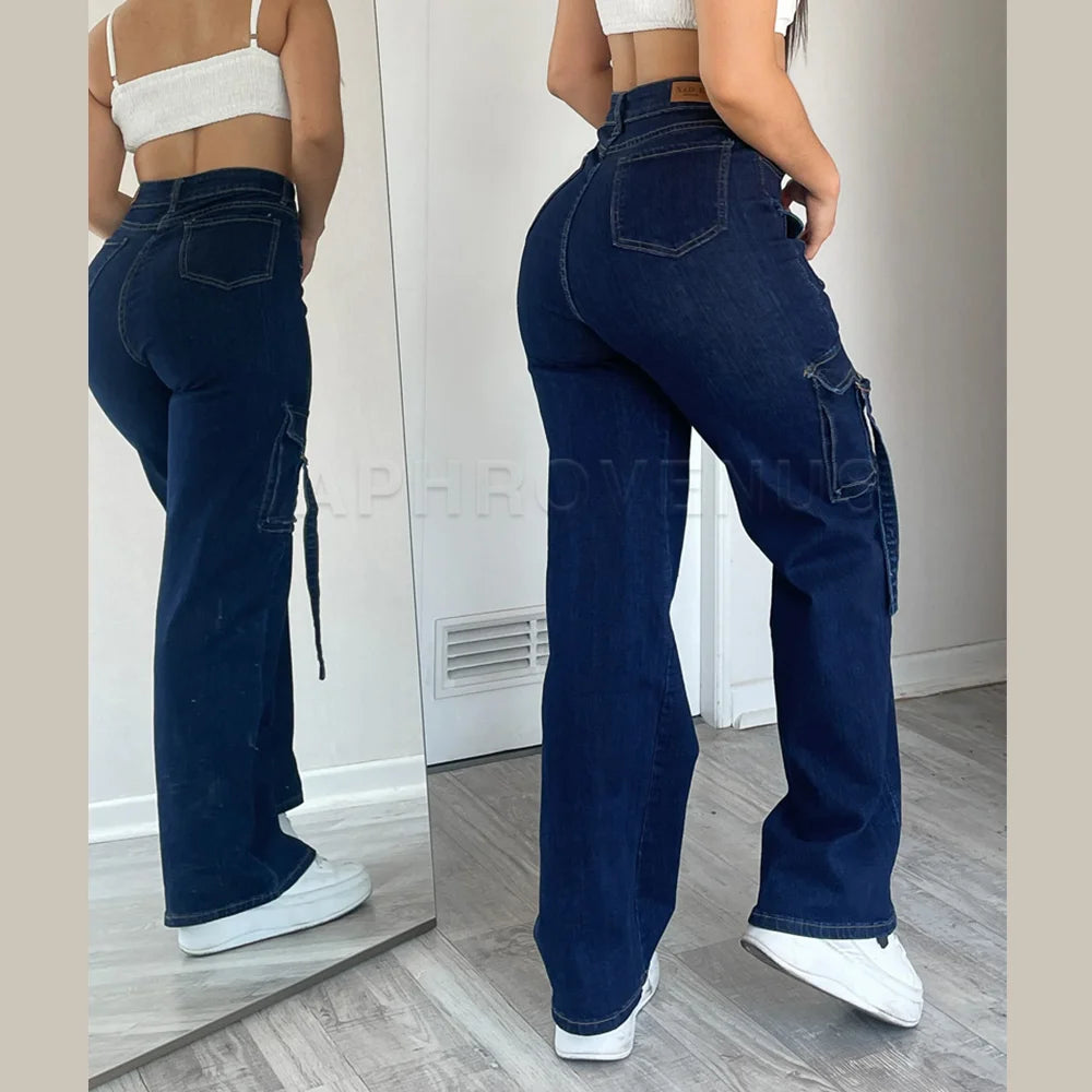 High Waist Lifted Slim Waist to Hip Jeans