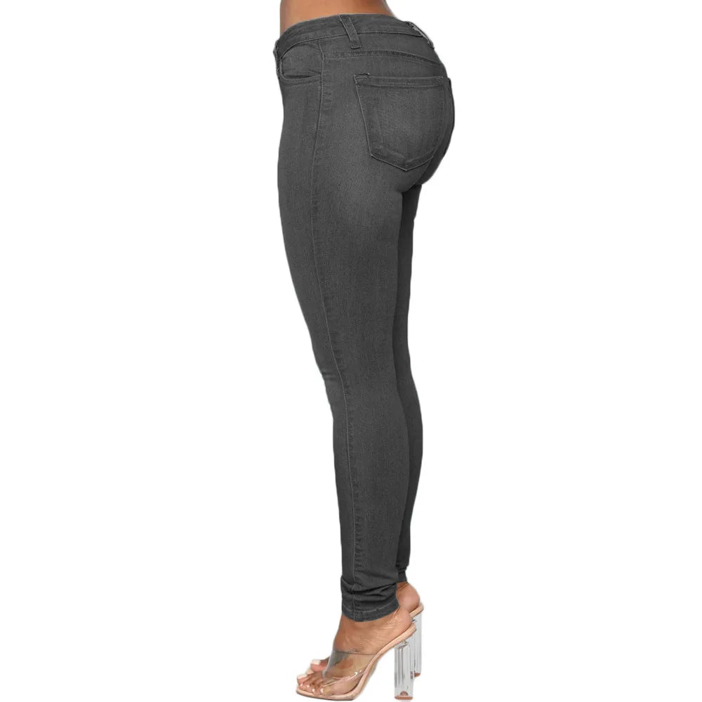 Elastic Women Skinny Denim Jeans