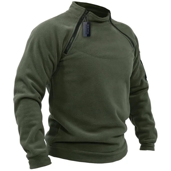 High Quality Winter Mens  Sweatshirt Fleece Zipper 
Men's Solid Color Loose Lamb Thick Clothing Streetwear