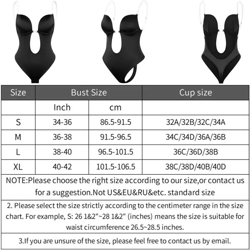 Women Full Body Shaper Bra Backless Bodysuit Thong Invisible Shapers Tummy Control Shapewear Girdles Sheath Slimming Underwear