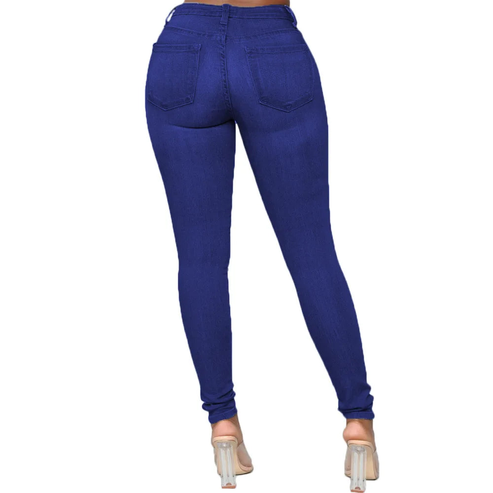 Elastic Women Skinny Denim Jeans