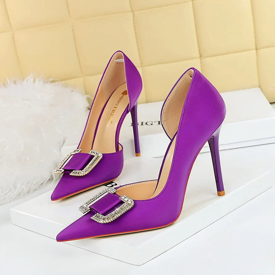 Open Toe Velvet Fashion Shoes