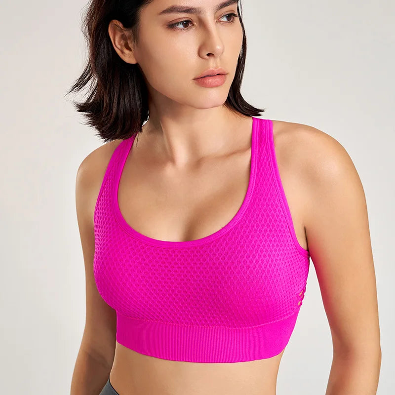 Women Shockproof Breathable Sport bra