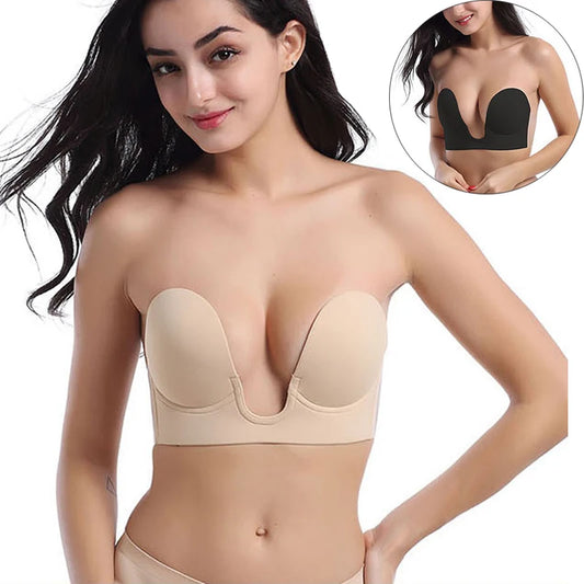 Strapless Bras Invisible Push Up Bra Silicone