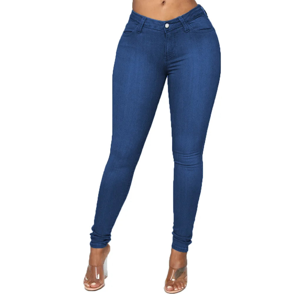 Elastic Women Skinny Denim Jeans