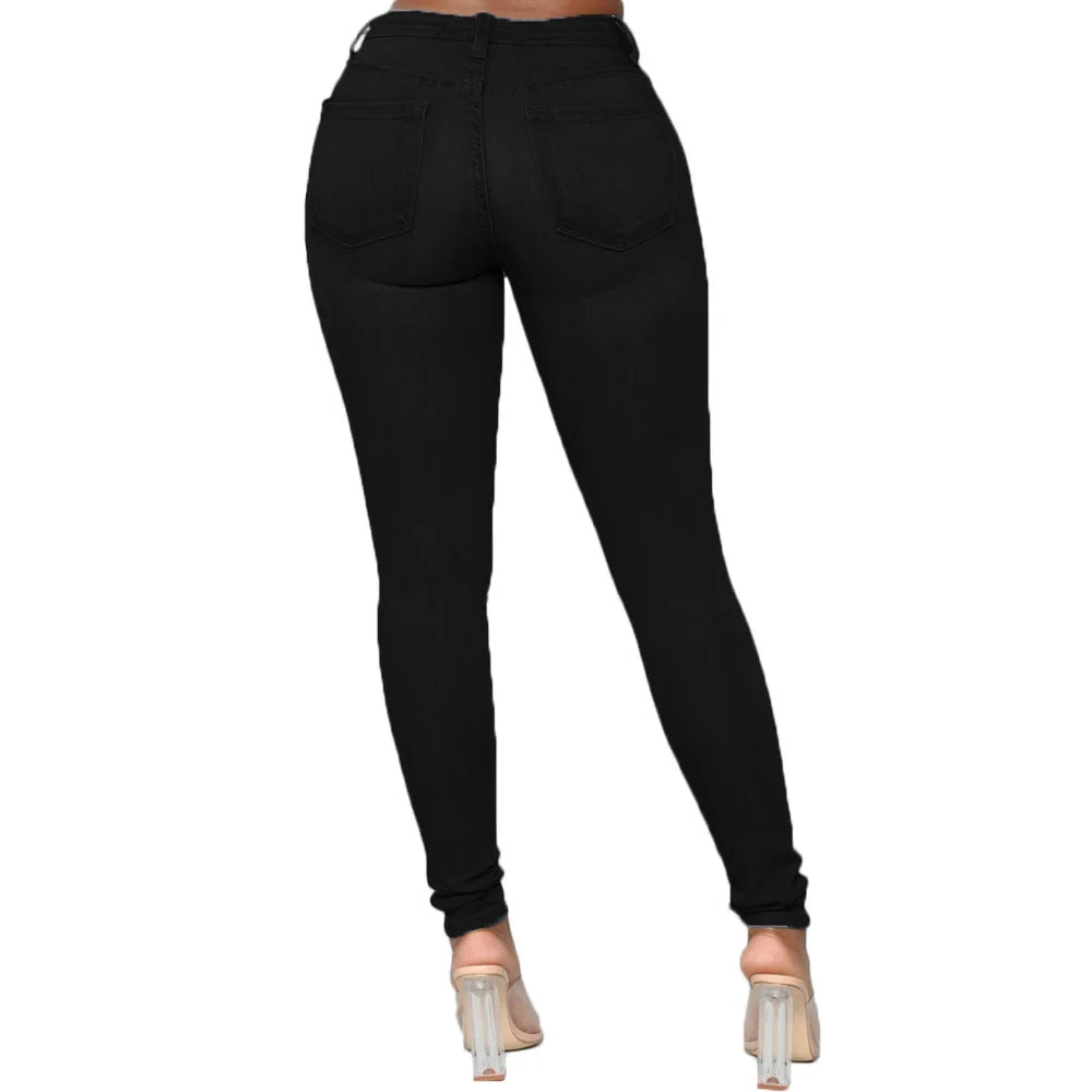 Elastic Women Skinny Denim Jeans