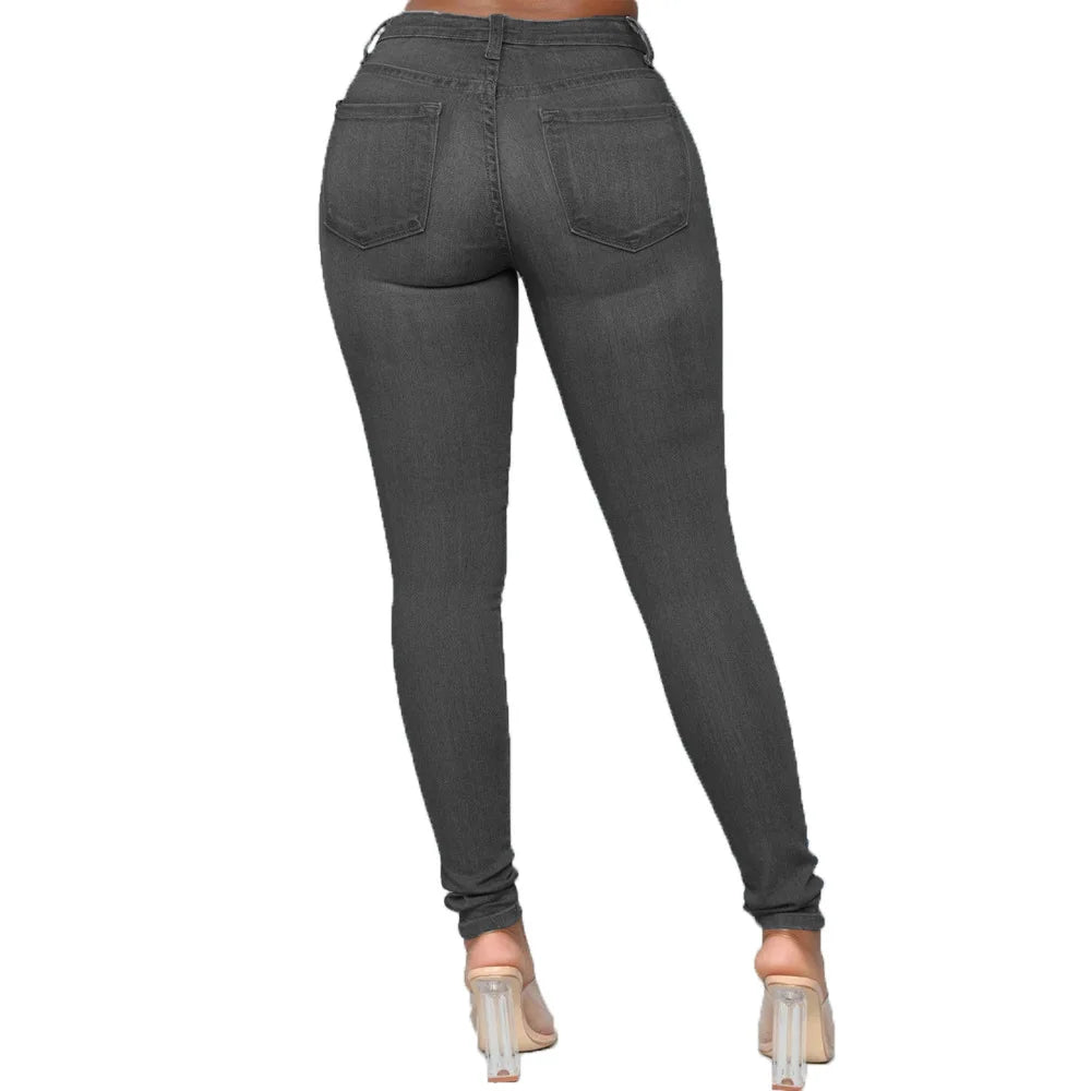 Elastic Women Skinny Denim Jeans