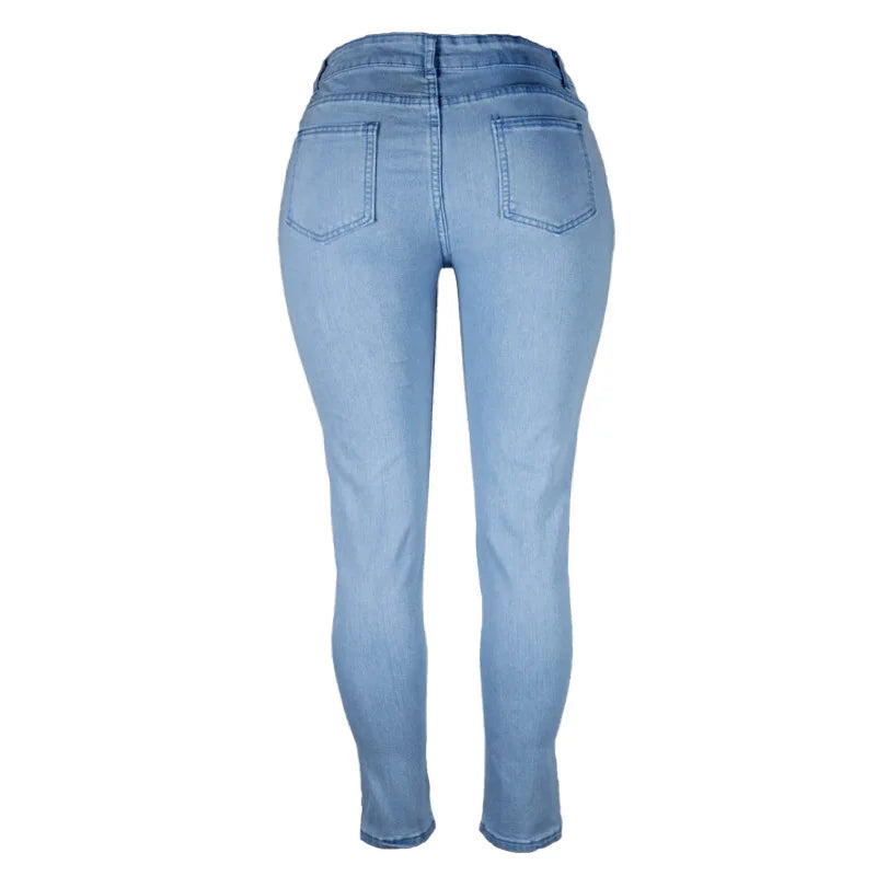 Elastic Women Skinny Denim Jeans