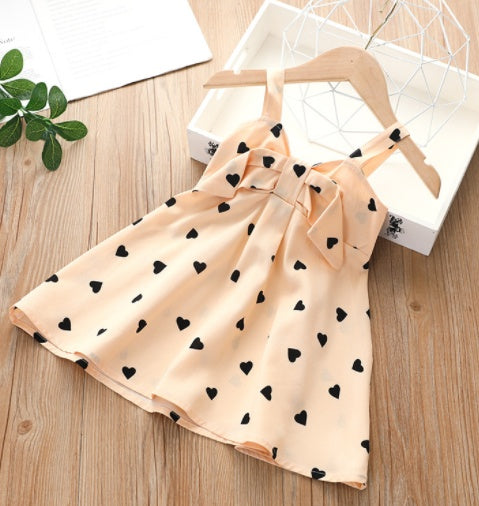 Girls Summer Korean Style Suspender Dress