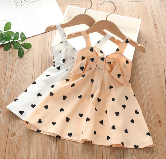 Girls Summer Korean Style Suspender Dress